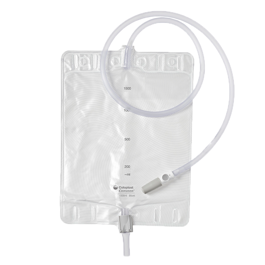 Conveen Standard, Combi bag (leg/bedside), Clamp outlet, Sterile